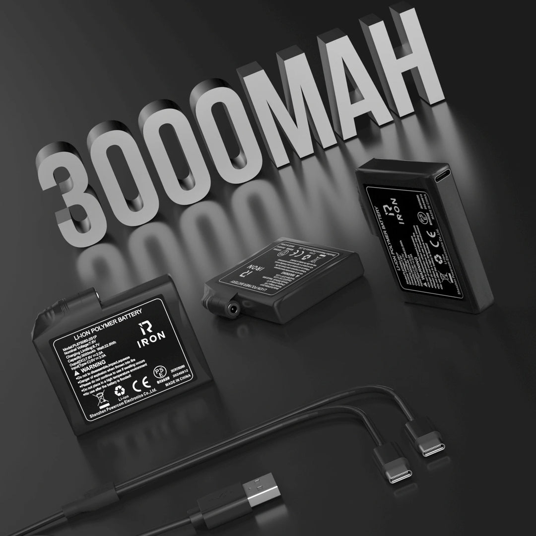 RIDEIRON Winter Waterproof Rechargeable Intelligent  Heated Motorcycle Gloves | MG7502H