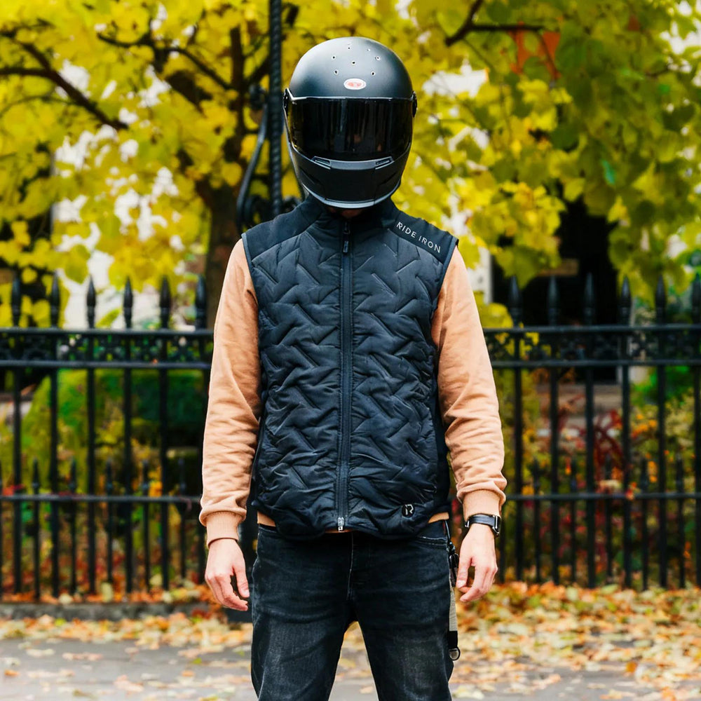 heated vest for motorcycle riders