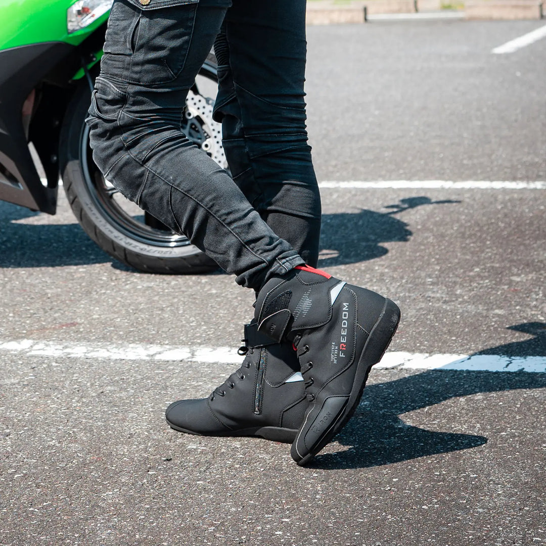 RIDEIRON Street Racing Motorcycle Riding Boots | MS6007