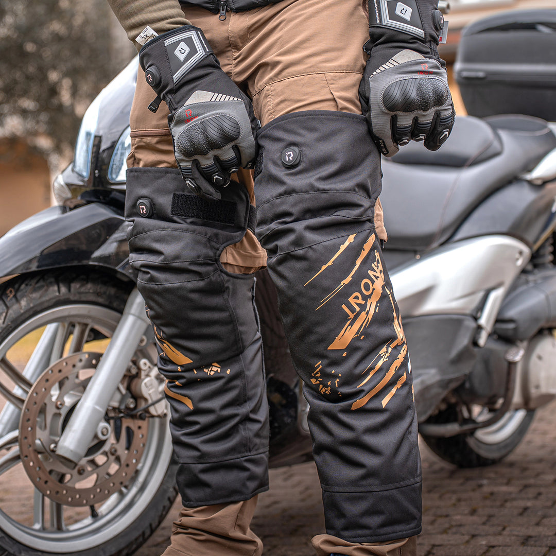 motorcycle heated knee pads winter