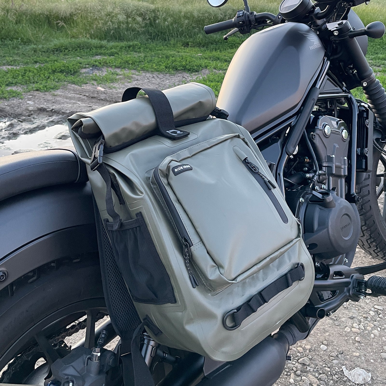 RIDEIRON Casual Waterproof Motorcycle Backpack