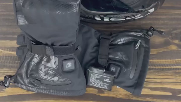 JIA10H Advanced Carbon Nanotube Heated Gloves by RIDEIRON