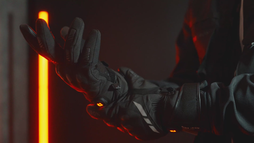 Winter Classic Waterproof Rechargeable Heated Motorcycle Gloves