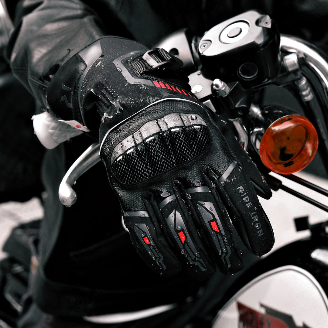 RIDEIRON Urban Winter Waterproof Armored Motorcycle Gloves | MG7505