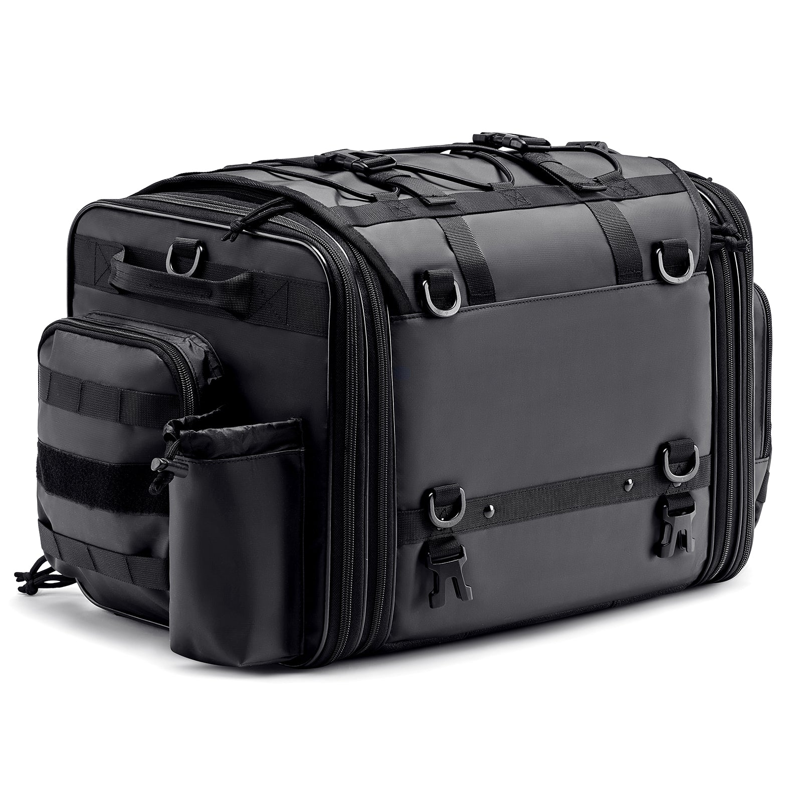 RIDEIRON Expandable Motorcycle Travel Luggage Tail Bag | MB8001
